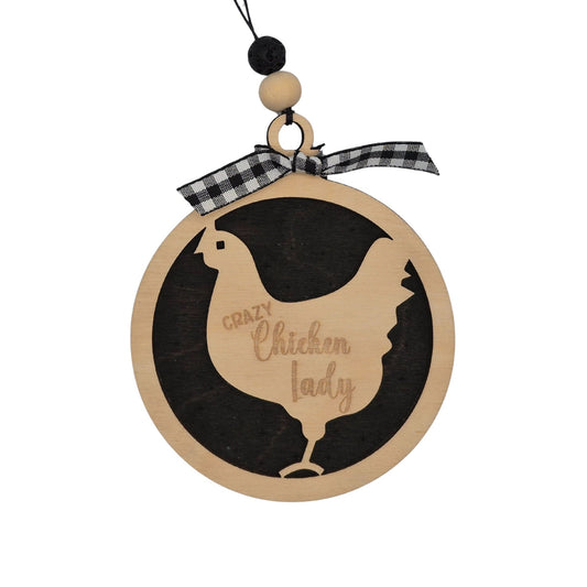 Crazy Chicken Lady | Bauble | Ornament