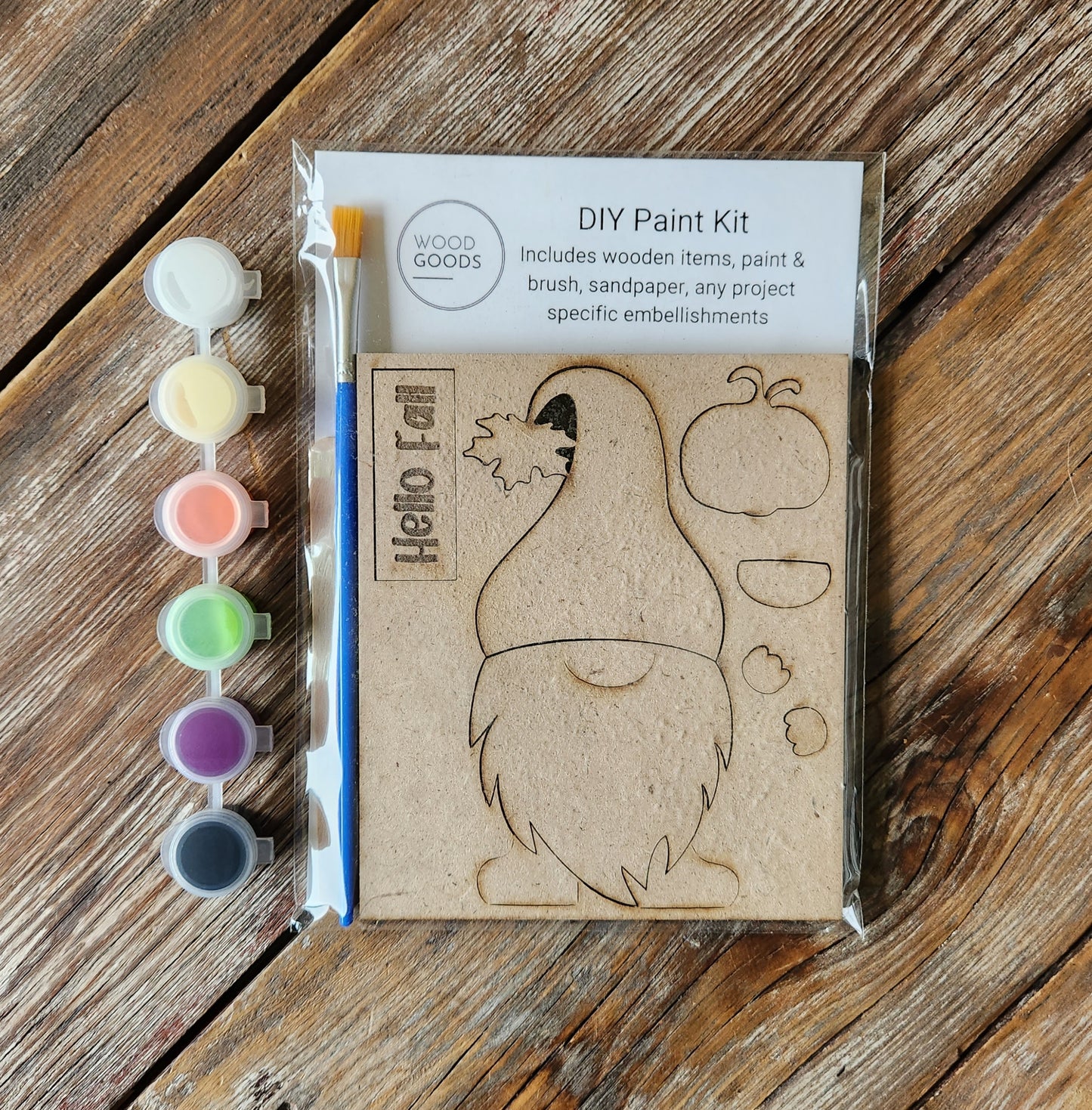Fall Gnomes DIY Paint Kit