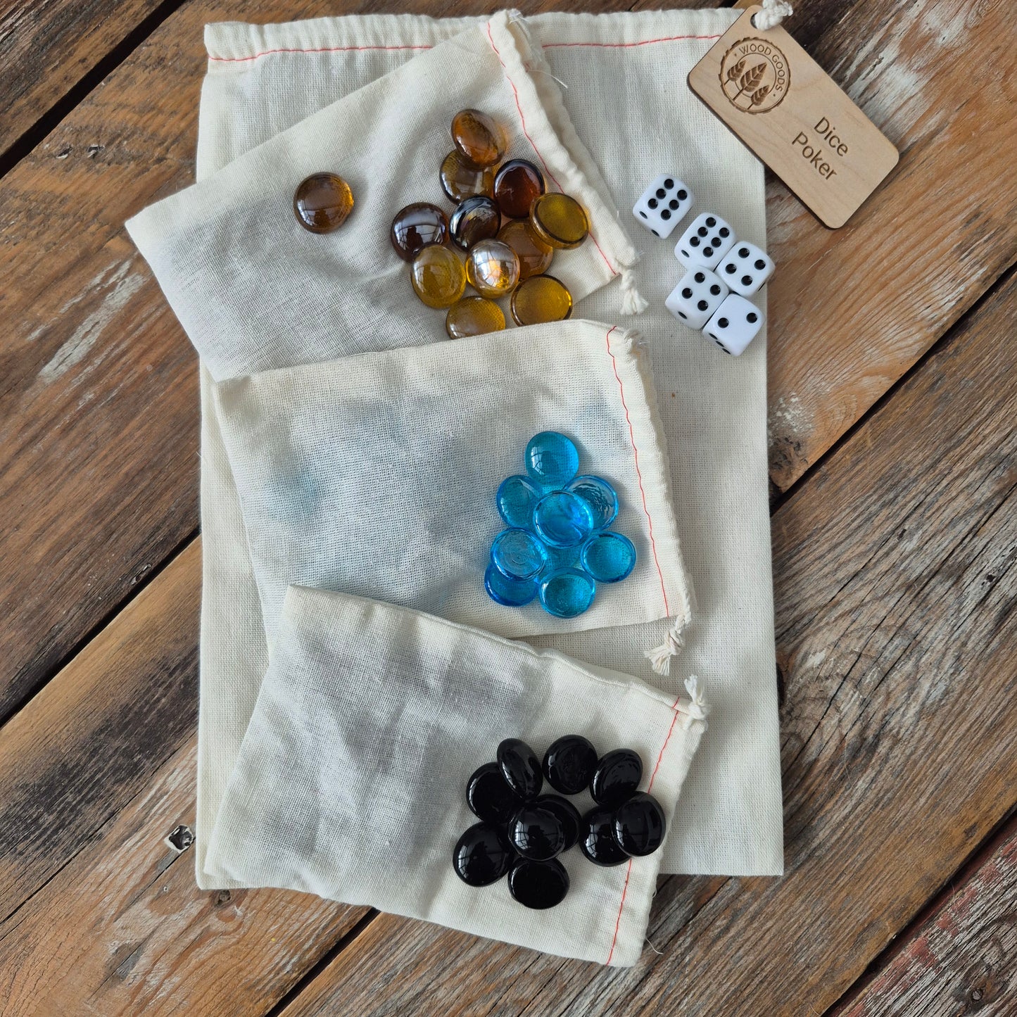 Dice Poker Game Board - 15" x 15"