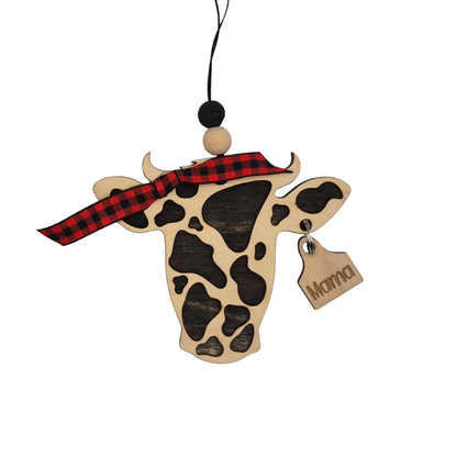 Cow with Buckle Up Heifers Tag new| Bauble