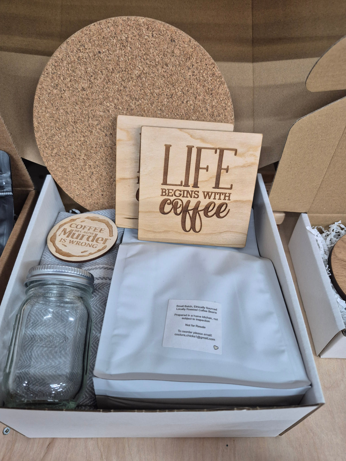 Life Begins with Coffee Gift Box