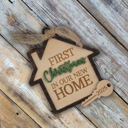 First Christmas in our New Home | Christmas Ornament
