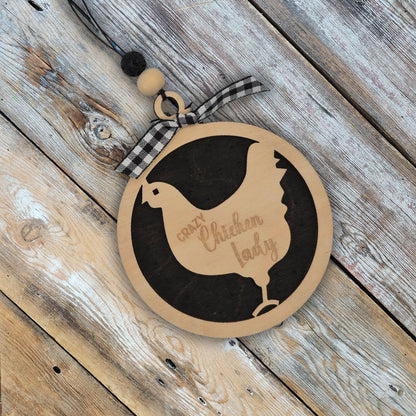 Crazy Chicken Lady | Bauble | Ornament
