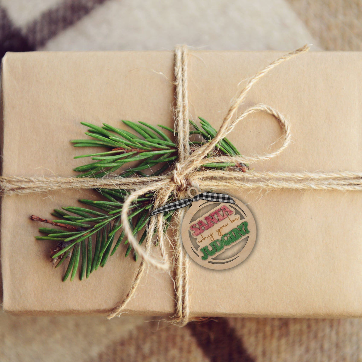 Santa, Why you be Judgin | Bauble | Ornament