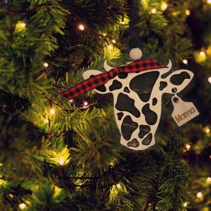 Cow with Buckle Up Heifers Tag new| Bauble