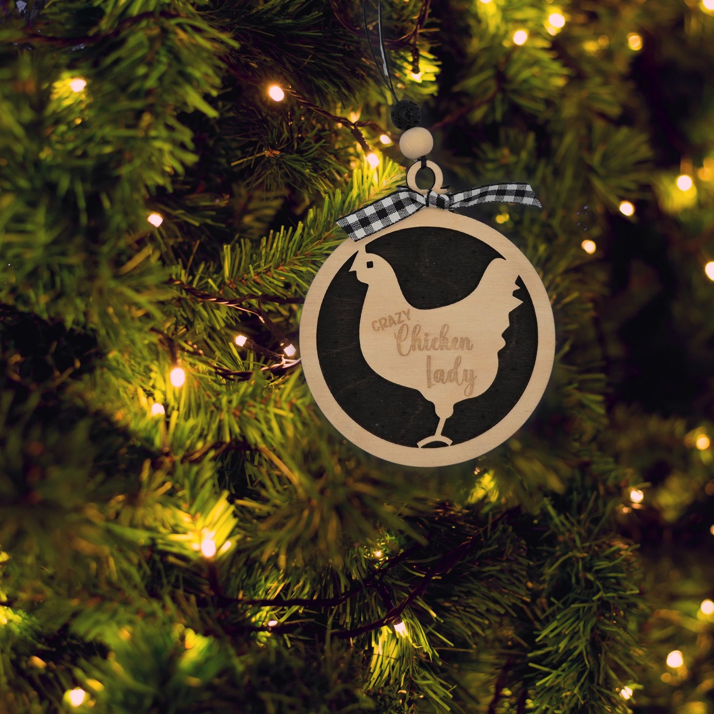 Crazy Chicken Lady | Bauble | Ornament