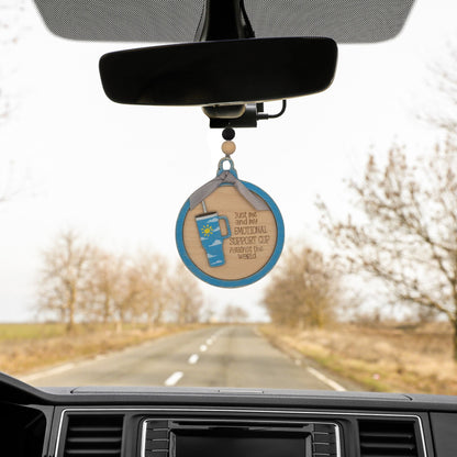 Just Me and My Emotional Support Cup Against the World | Bauble