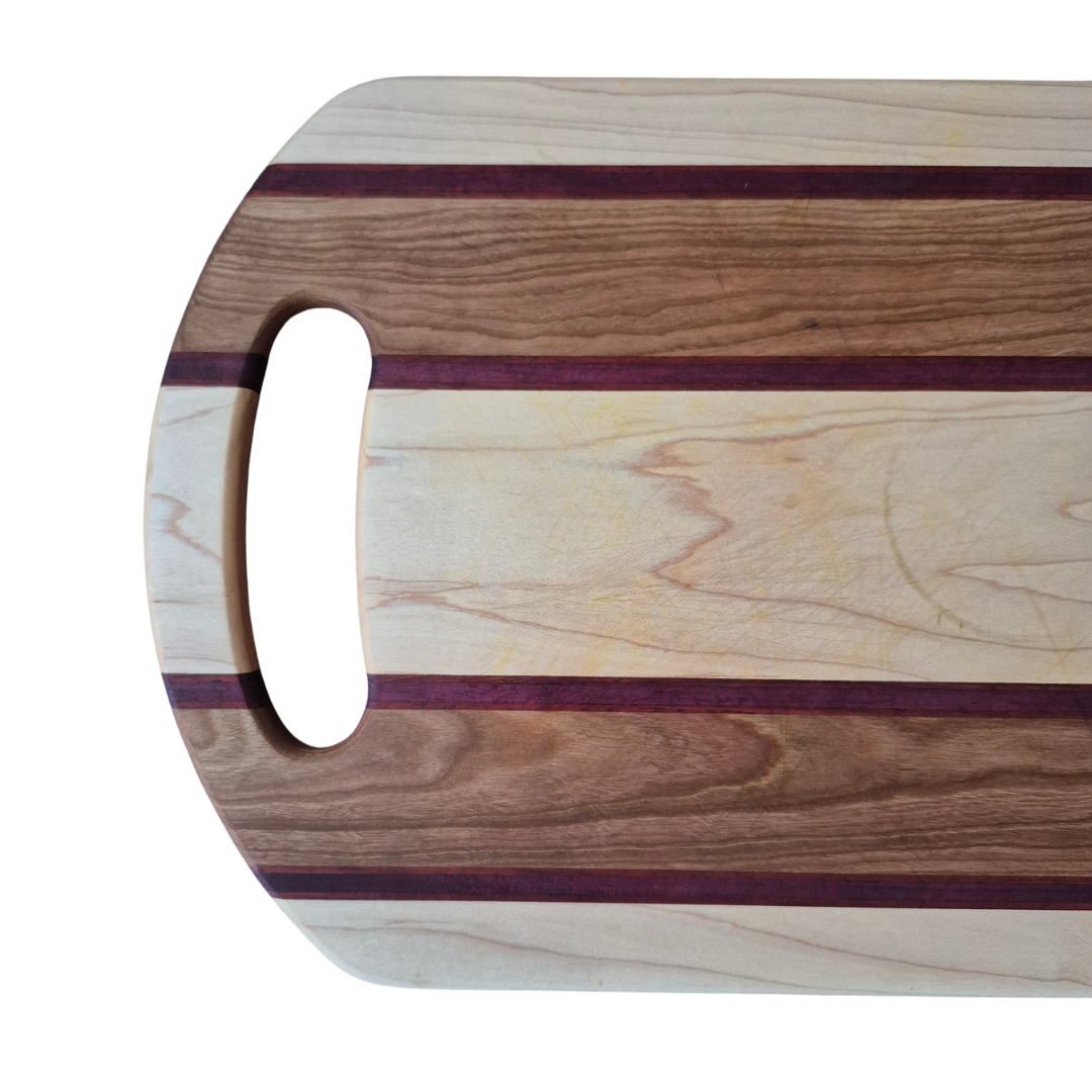 Cutting Board | Maple with Exotic Wood Accent