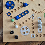 Aggravation | Fast Track | Double Sided | 4 and 6 player