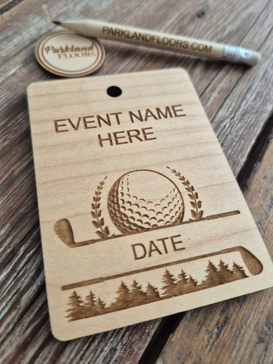 Bag Tag | Golf | Luggage | Rectangle