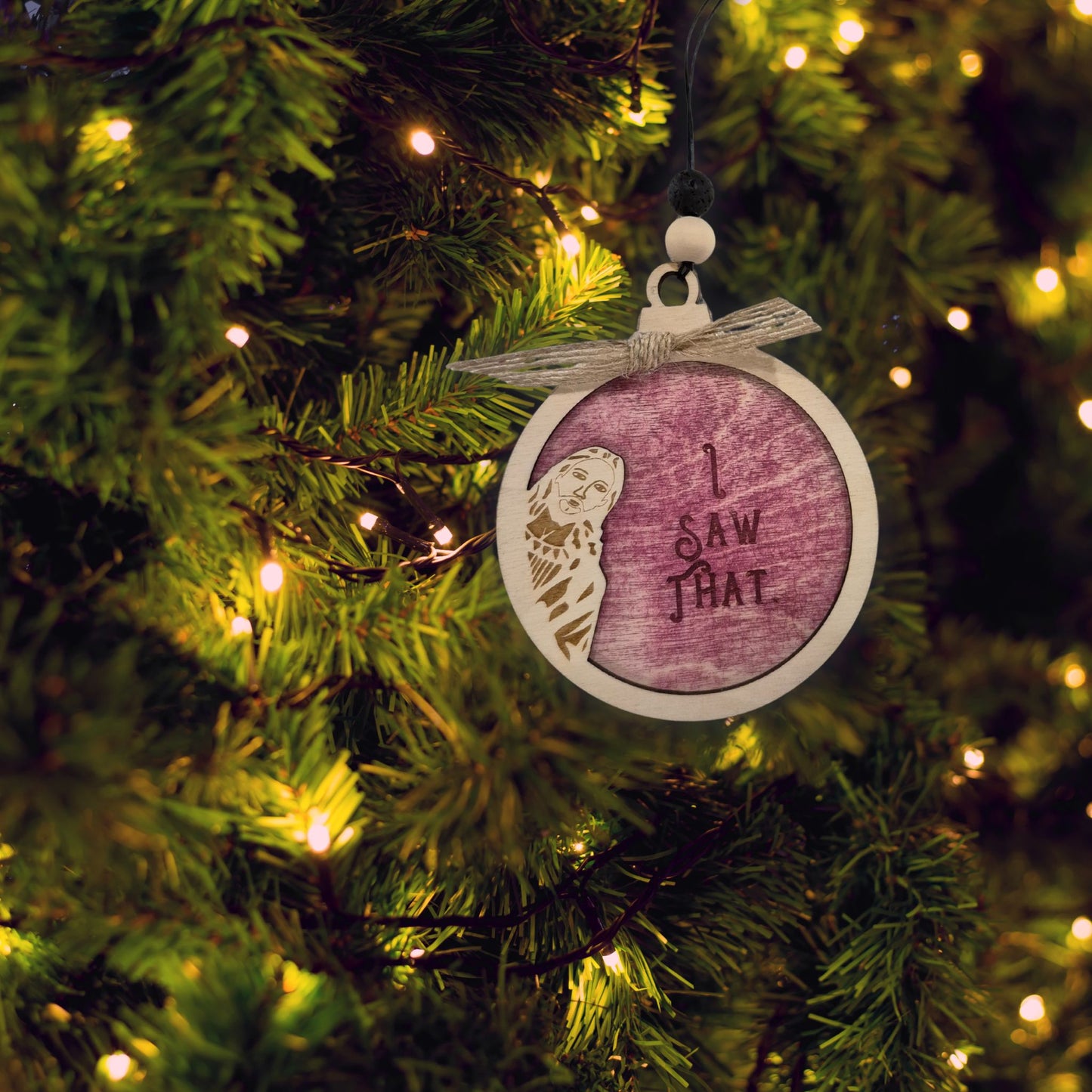 I saw that, Jesus | Bauble | Christmas Ornament