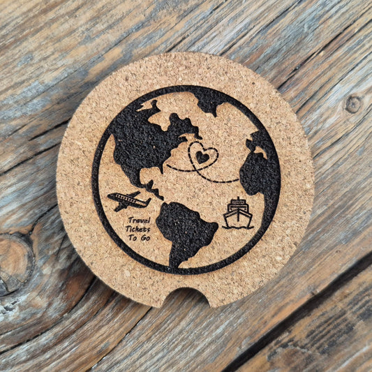 Car Coasters | Cork | 2.75" Round
