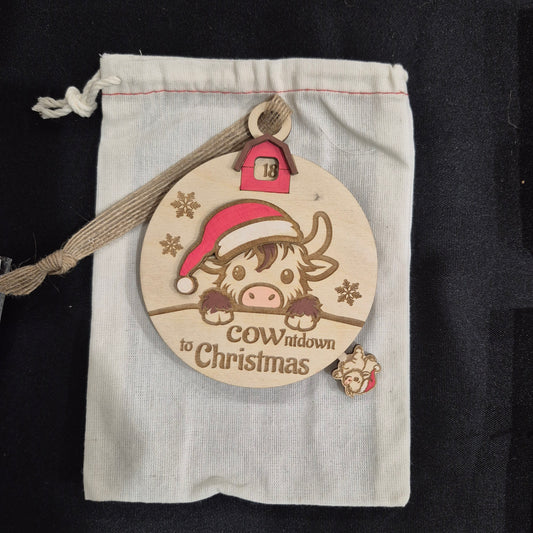 Cow-ntdown to Christmas | Ornament