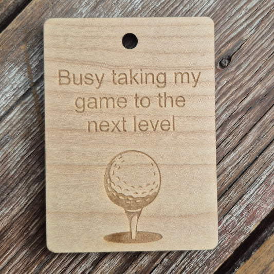 Bag Tag | Golf | Luggage | Rectangle