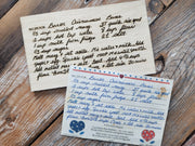 Personalized Handwritten Recipe Board